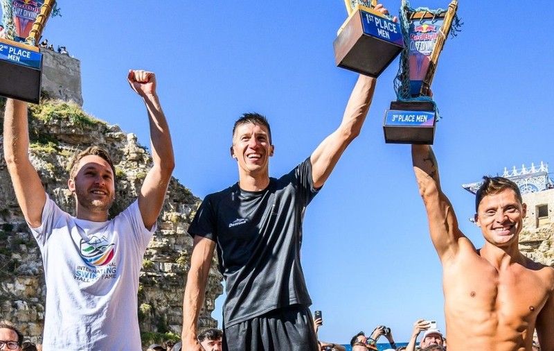 Constantin Popovici, locul 3 la Red Bull Cliff Diving | Foto: Red Bull