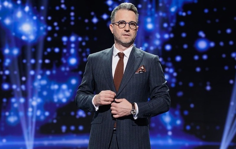 Andi Moisescu la „Românii au talent”, emisiune difuzată de PRO TV