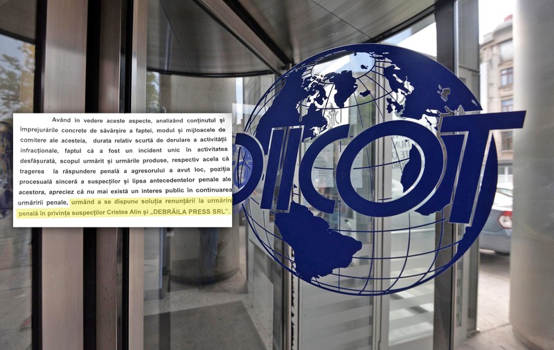 După ce a blocat activitatea unei redacții din Brăila, DIICOT renunță la urmărirea penală, recunoscând că publicarea articolului a dus la arestarea unui agresor