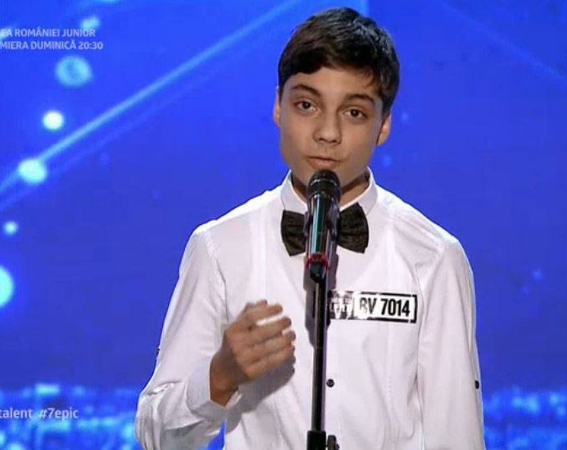Un nou copil minune la "Românii au talent". Florin Nae a cântat ”Caruso” la Românii au talent, iar juraţilor li s-a făcut pielea de găină | VIDEO