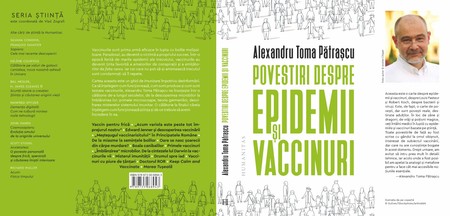 Coperta cărții „Povestiri despre epidemii și vaccinuri”