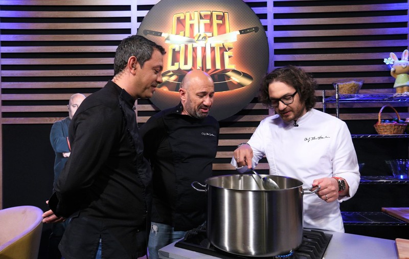 Chef Sorin Bontea, în luptă cu Dumitrescu și Scărlătescu. Reacția Ginei Pistol