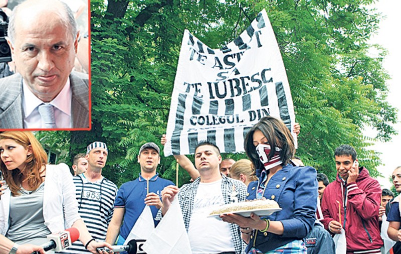 Coliva lui Copos! Fanii Rapidului militează pentru întemniţarea patronului din Giuleşti