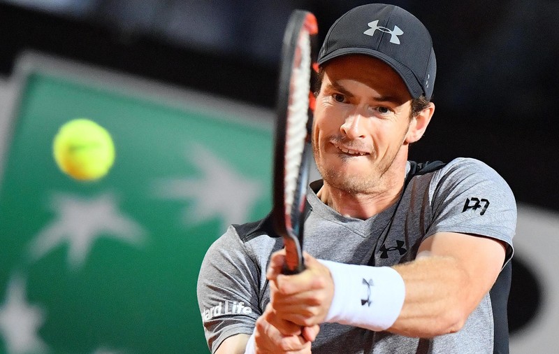 Andy Murray a fost eliminat de Fabio Fognini, la turneul de la Roma. Liderul mondial este groggy pe zgură