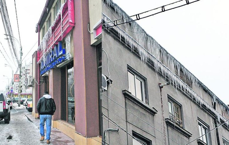 Bucureşteni, atenţie pe unde mergeţi: cad ţurţuri!