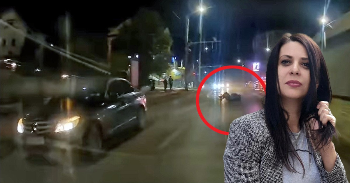 Un colaj cu un accident si o tanara