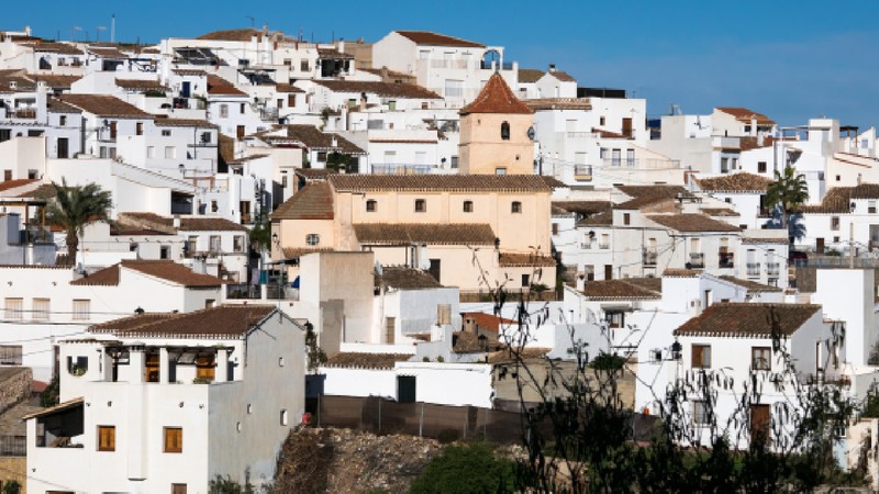 Priveliște asupra satului Bedar, Almería, Andaluzia, Spania Foto: Shutterstock