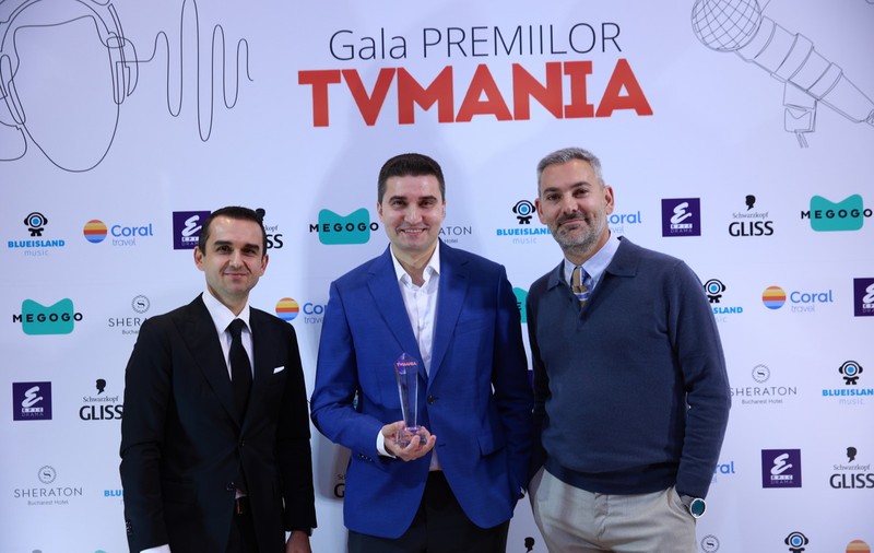 PRIMA SPORT și CINEMARATON, recunoscute pentru performanța lor în televiziune la Premiile TV Mania 2024