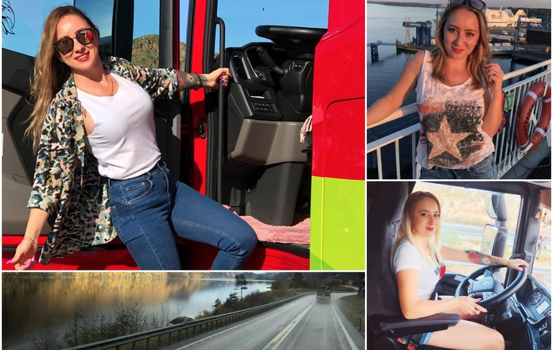 Povestea șoferiței de TIR din România, celebră pe TikTok: „90% din timp îl petrecem în camion, unde avem covorașe, paturi și nu intrăm niciodată încălțați”