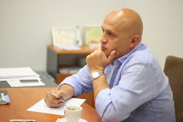 Valerii Moraru, patronul Rapidului FOTO: Alex Dobre / Libertatea