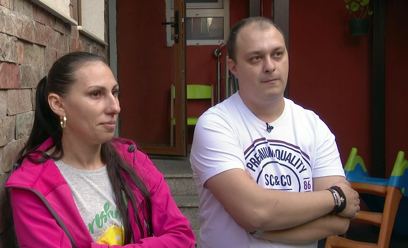 Lucian și Nicoleta, părinții lui Mario