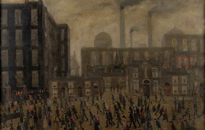 Valoarea impresionantă la care a ajuns o pictură semnată de LS Lowry, cumpărată pentru 10 lire sterline în urmă cu aproape o sută de ani