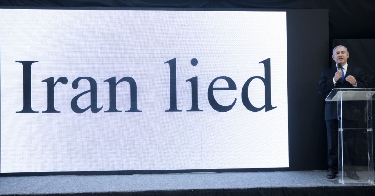 Benjamin Netanyahu spune că Israelul are “dovezi concludente” privind un program nuclear iranian secret (FOTO: EPA)