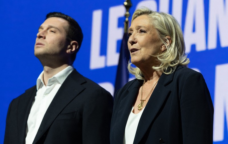 De ce vrea Marine Le Pen să pună capăt trendului Bardella: succesorul o eclipsează, deși ultimul sondaj prezice victoria ei „în toate scenariile”