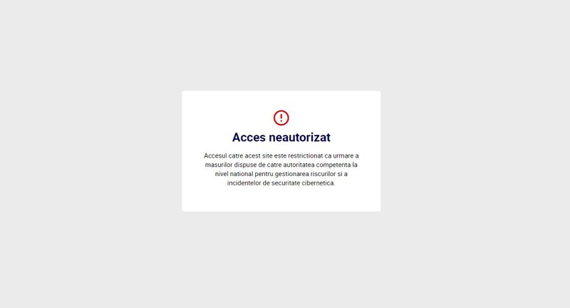 Mesajul primit de către cei care doresc să intre pe site-ul Aktual24.ro