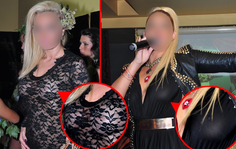 Întâlnirea sfârcurilor! Două vedete autohtone, cu sfârcurile LA VEDERE la un eveniment | FOTO