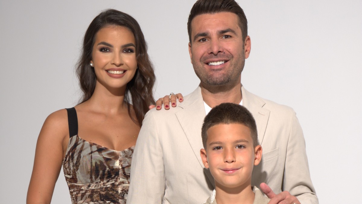 Sandra, Adrian și Tiago Mutu