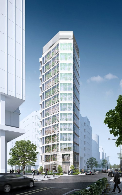 Randare a clădirii construite de Maeda Corp. FOTO: Maeda