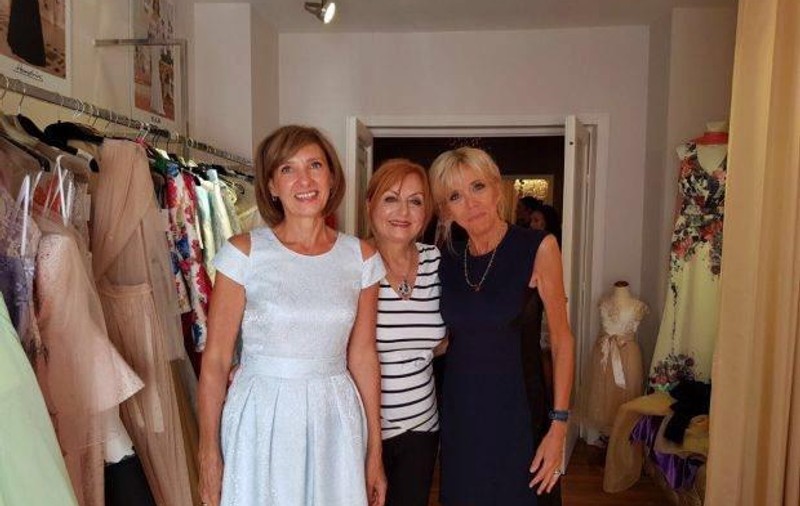 Carmen Iohannis și Eli Laslean, designerul acesteia, participă în weekend la Sibiu Fashion Days