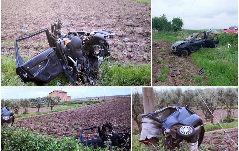 Mașina în care erau doi tineri români s-a rupt în două, pe o șosea din Italia, în prima zi de Paște. Darius și Daniel au murit pe loc