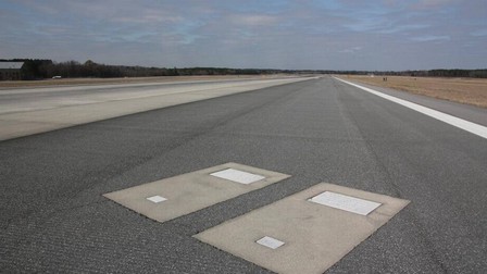 Pista nr. 10 a aeroportului din Georgia.