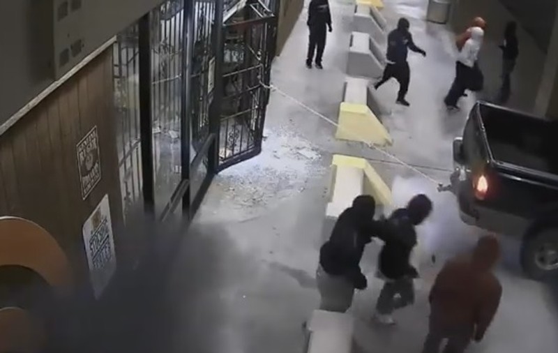 Jaf spectaculos în SUA! Nici în filme n-ai văzut așa ceva! VIDEO