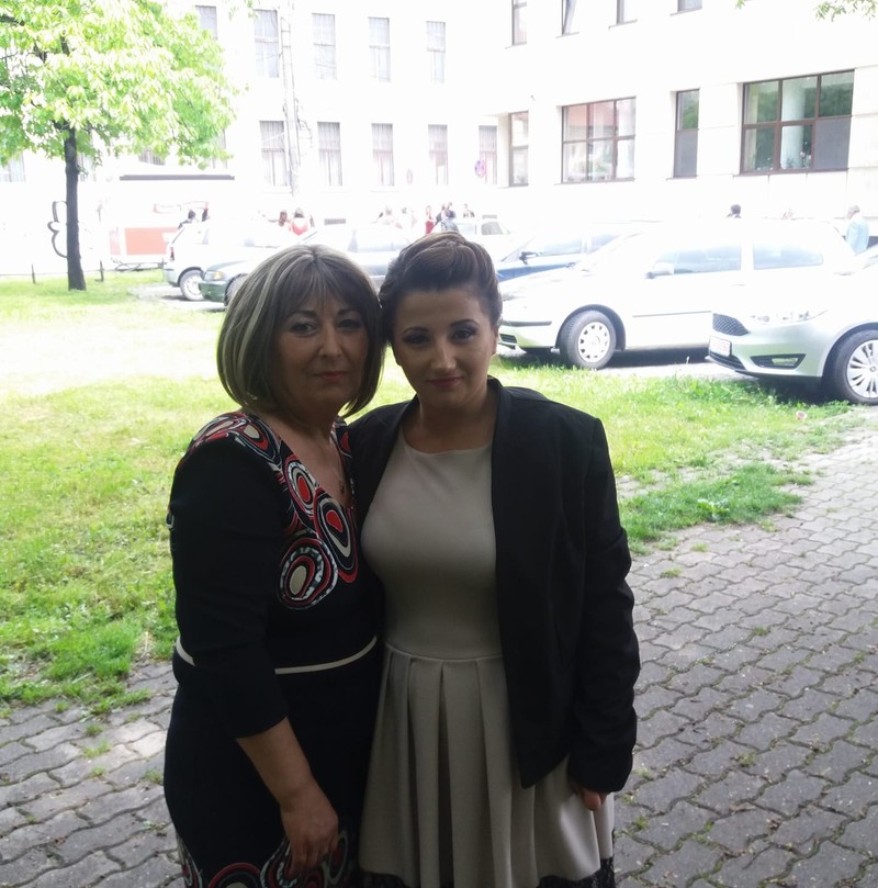 Felicia Bistriceanu și fiica sa, Lorena