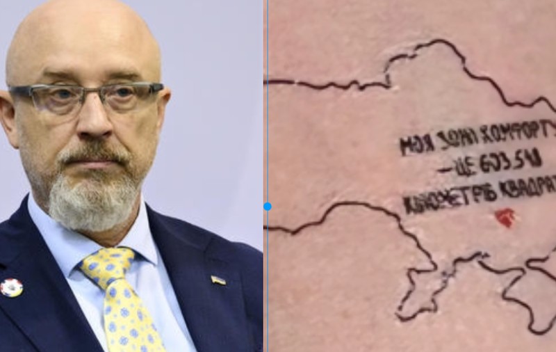 Ministrul ucrainean al apărării, tatuat de nepoții săi. Ce are pe corp