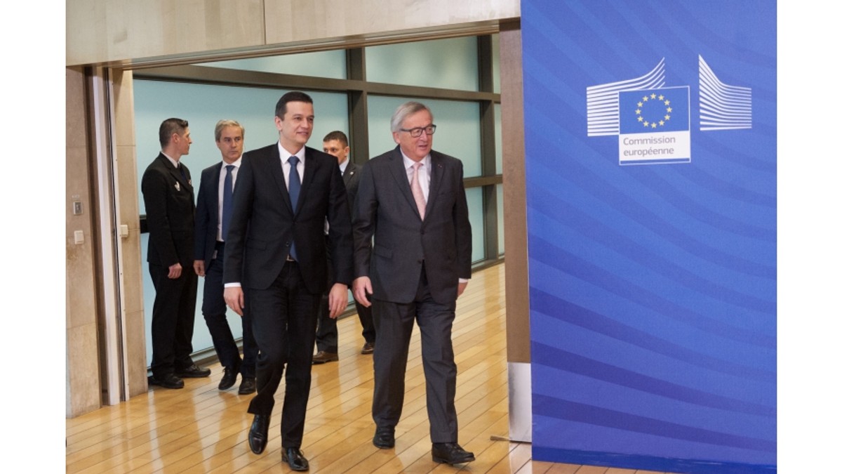 Premierul Sorin Grindeanu, din nou în vizită la Bruxelles