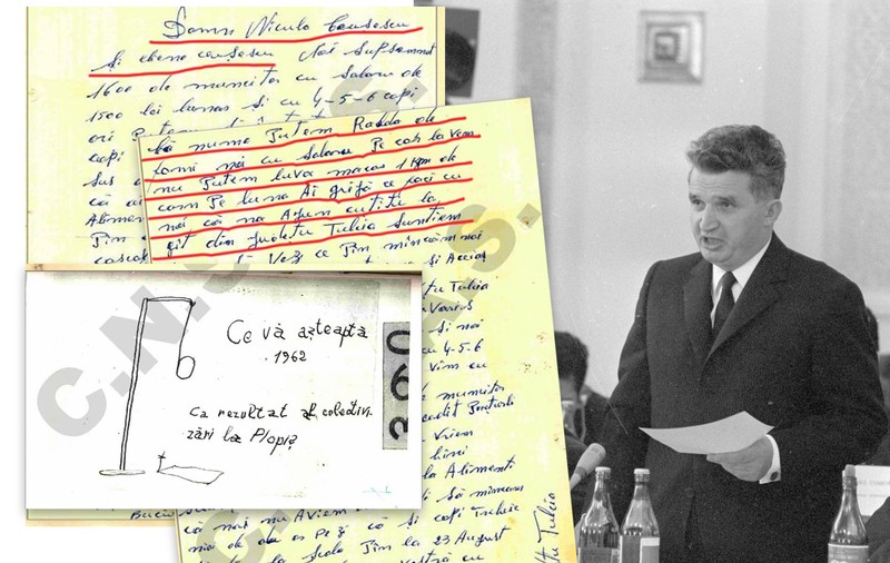 Misiunea unității speciale „S” din cadrul Securității: identificarea autorilor de „înscrisuri dușmănoase”. Mesaj către Nicolae Ceaușescu: „Ne-a ajuns cuțitul la gât”. 