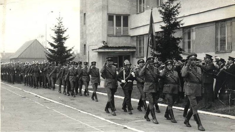 Trupele de securitate de pe teritoriul actualului județ Harghita. Sursa foto: Facebook / Muzeul Național de Istorie a României