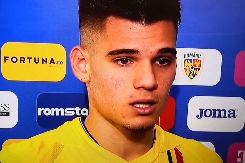 Ianis Hagi, în lacrimi după meciul România - Suedia (foto gsp.ro)