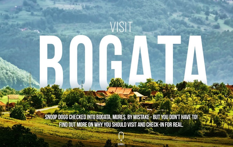 Comuna “vizitată” de Snoop Dogg are site de promovare. Bogata încearcă să atragă turiști