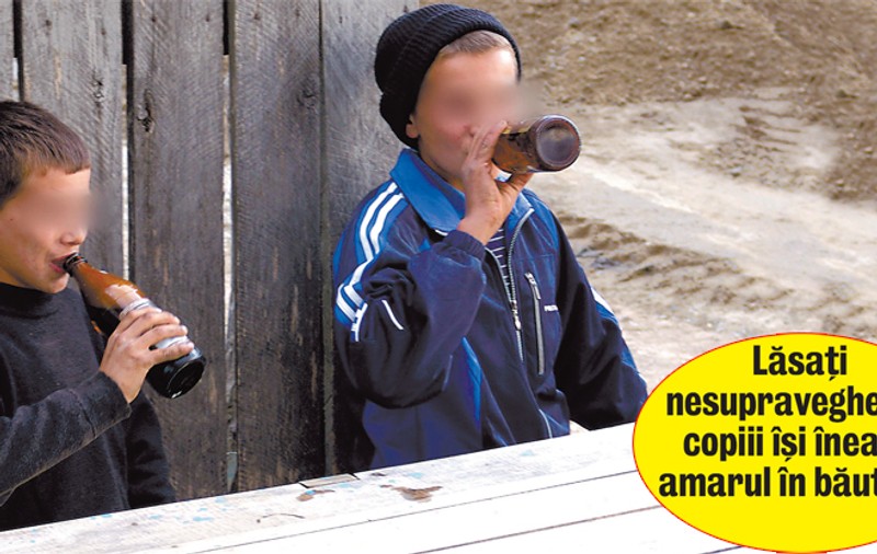 Se îmbată  criţă, de dorul  părinţilor