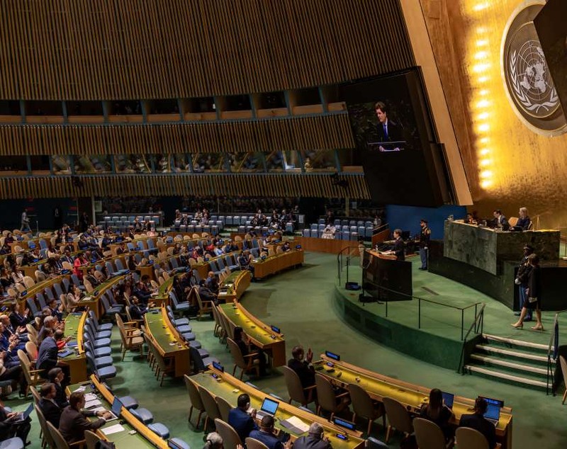 Sală aproape goală la discursul ținut de Nicușor Dan la Adunarea Generală ONU de la New York