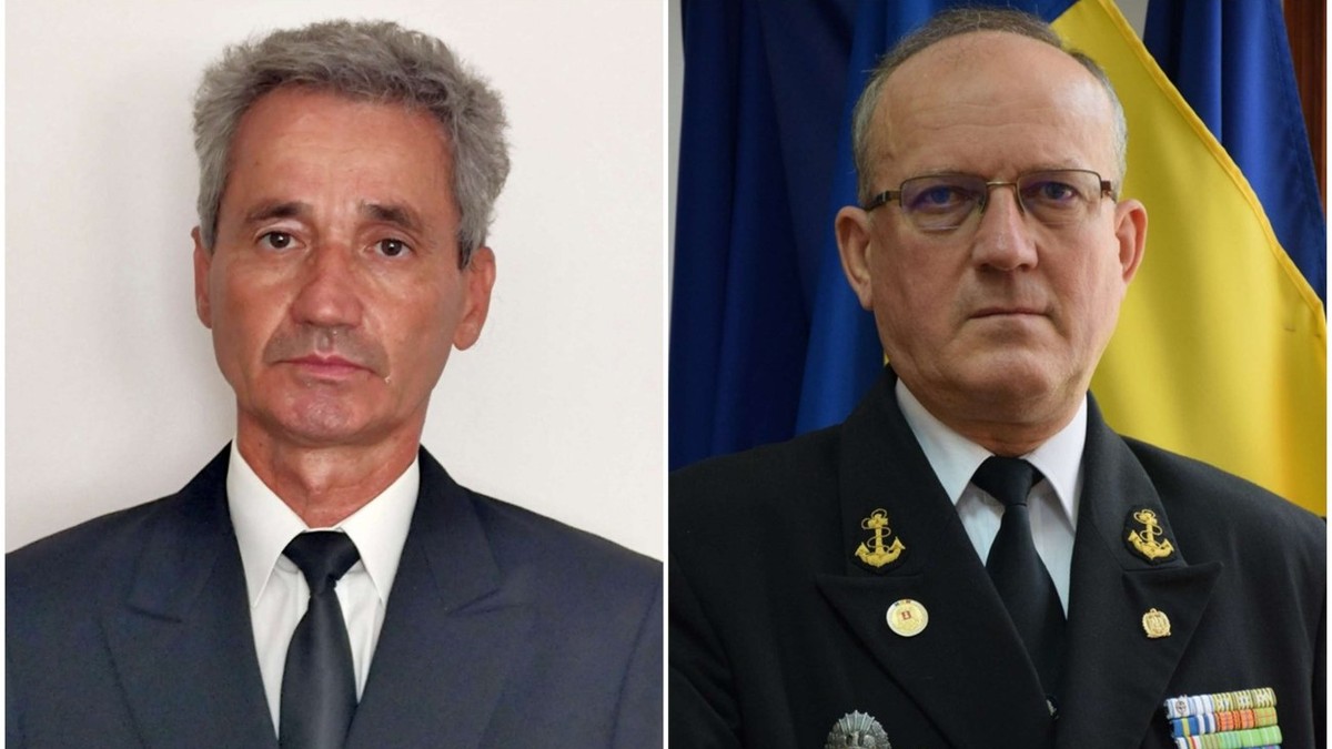 Sandu Valentin Mateiu, fost ofiţer de informații în Armata Română, și Constantin Ciorobea, fost adjunct al Forțelor Navale
