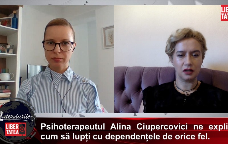 Cum te lupți cu dependențele în timpul izolării? Răspunsurile psihoterapeutei Alina Ciupercovici, la Interviurile Libertatea