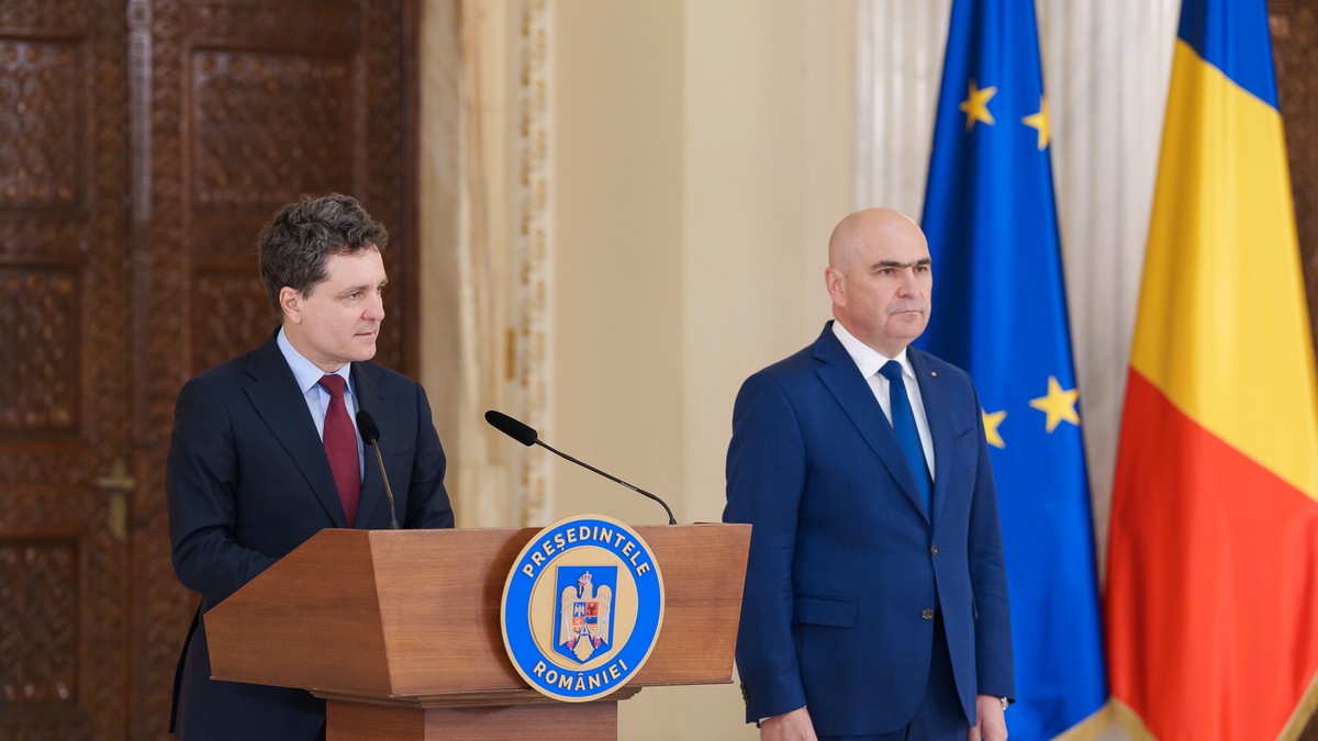 Nicușor Dan și Ilie Bolojan în prima zi de colaborare oficială FOTO Presidency