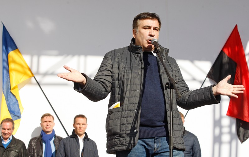 Saakașvili a intrat în greva foamei după ce a fost arestat în Kiev