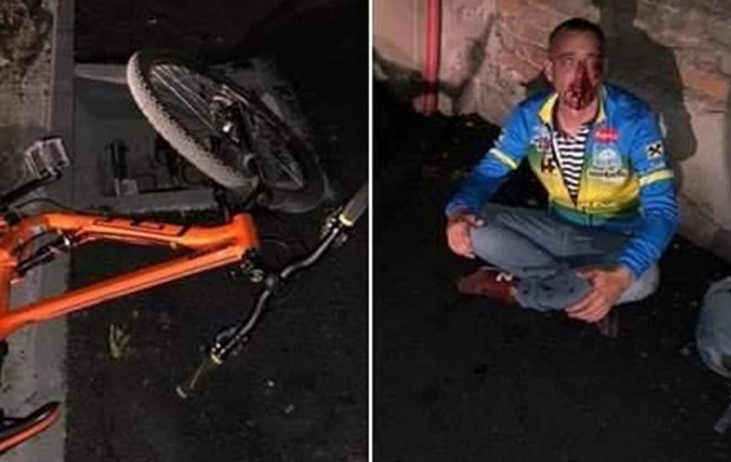 Un biciclist a căzut într-un canal neacoperit și s-a rănit grav la față, în Timișoara