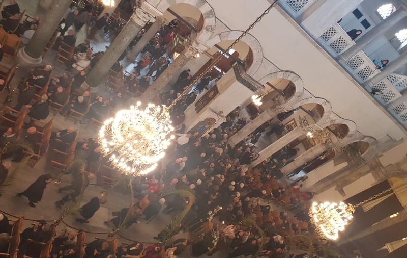 FOTO | Cum s-a văzut Duminica Floriilor în Catedrala Sfântul Dumitru din Salonic
