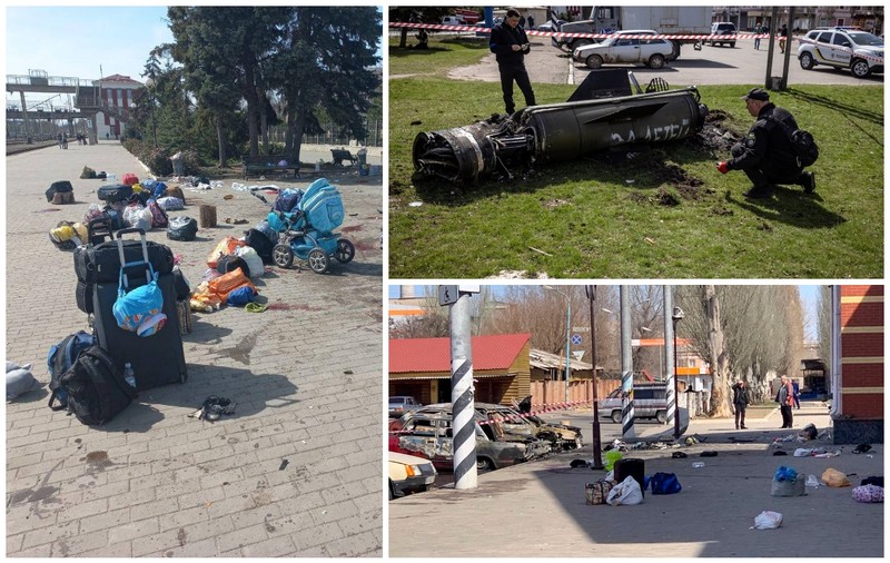 Rusia neagă că ar fi provocat masacrul din gara Kramatorsk. „Sunt victimele unei rachete Tochka-U trase de ucraineni”