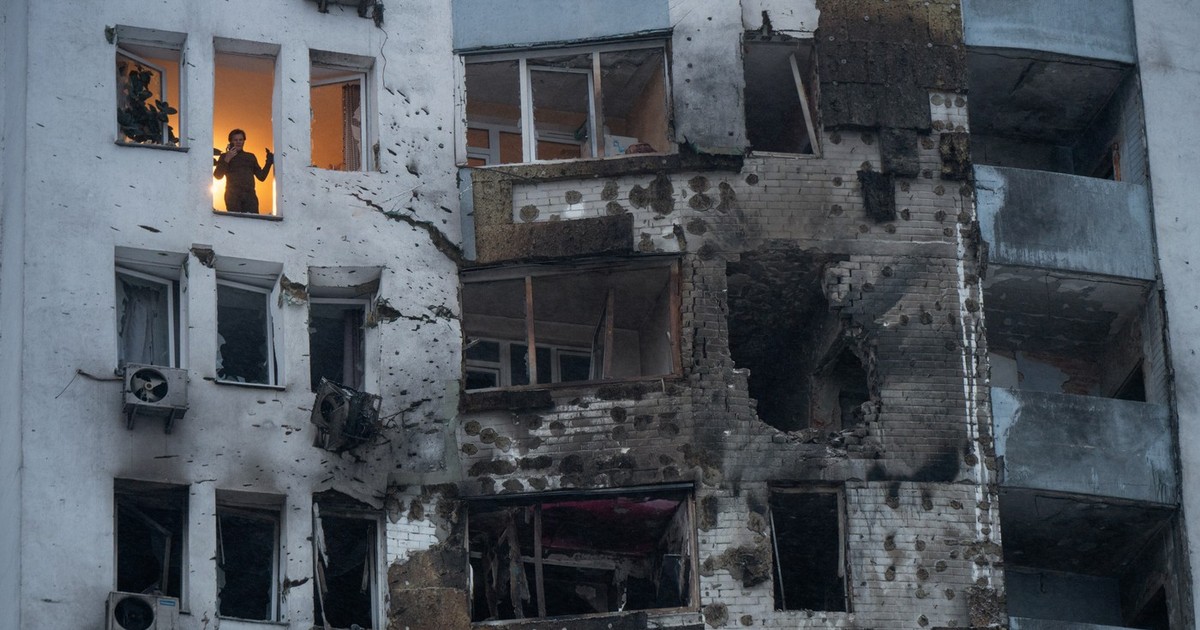 Bloc de locuințe din Kiev atacat de ruși Foto: Profimedia