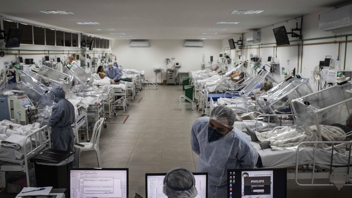 Un spital din orașul Manaus, din Brazilia FOTO: EPA
