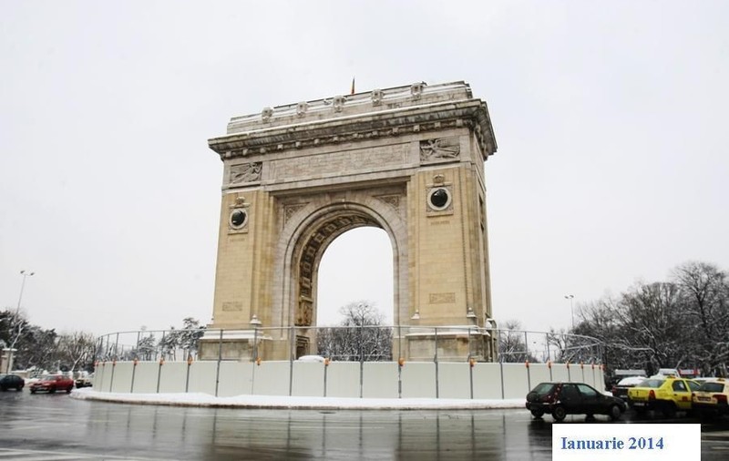 Arcul de Triumf a fost înconjurat de garduri! Vezi aici care este motivul!