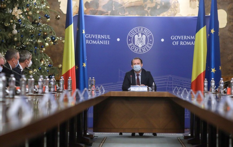 Prima reuniune a guvernului condus de Florin Cîțu. Premierul: "Combaterea pandemiei este prioritară"