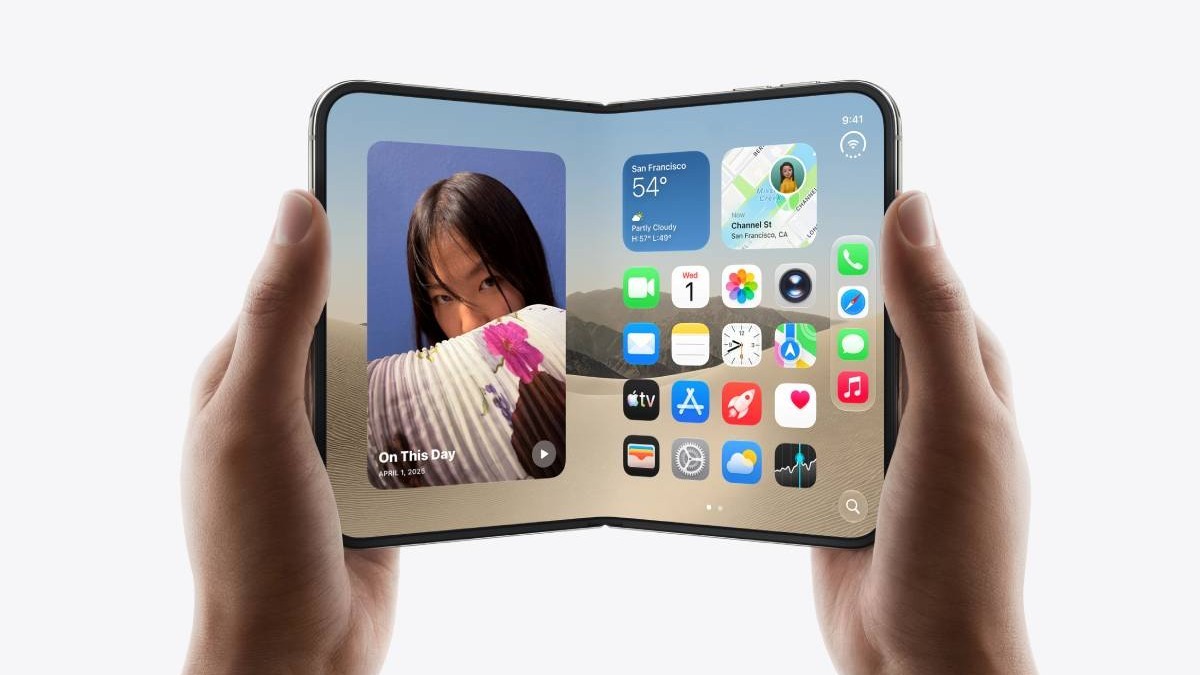 Apple iPhone Duo este primul telefon pliabil lansat de compania din Cupertino.