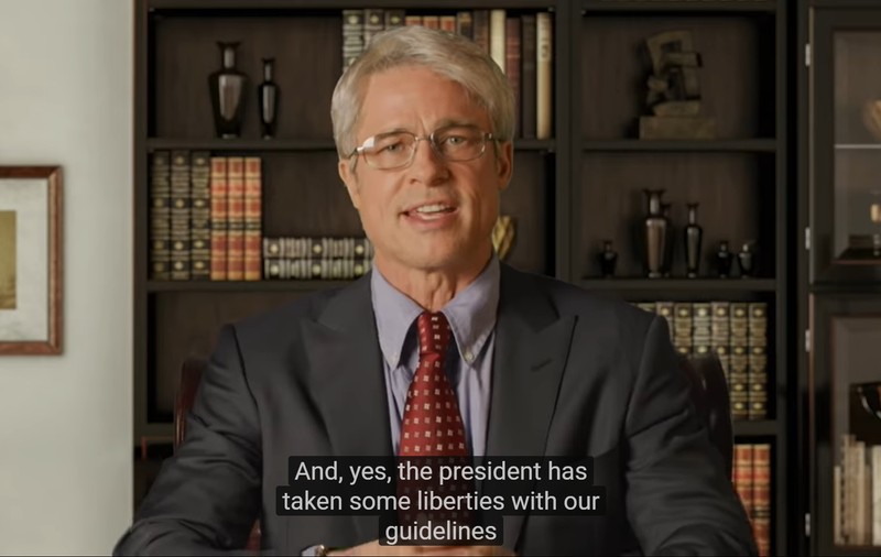 VIDEO: Brad Pitt îl ironizează pe Trump într-un show online. Pitt joacă rolul dr. Fauci
