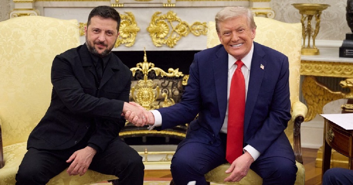 Volodimir Zelenski și Donald Trump în timpul uneii întrevederi la Casa Albă Foto: Profimedia Images