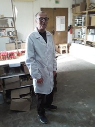 Vladimir Uglev, în laborator | Foto: arhiva personală Vladimir Uglev